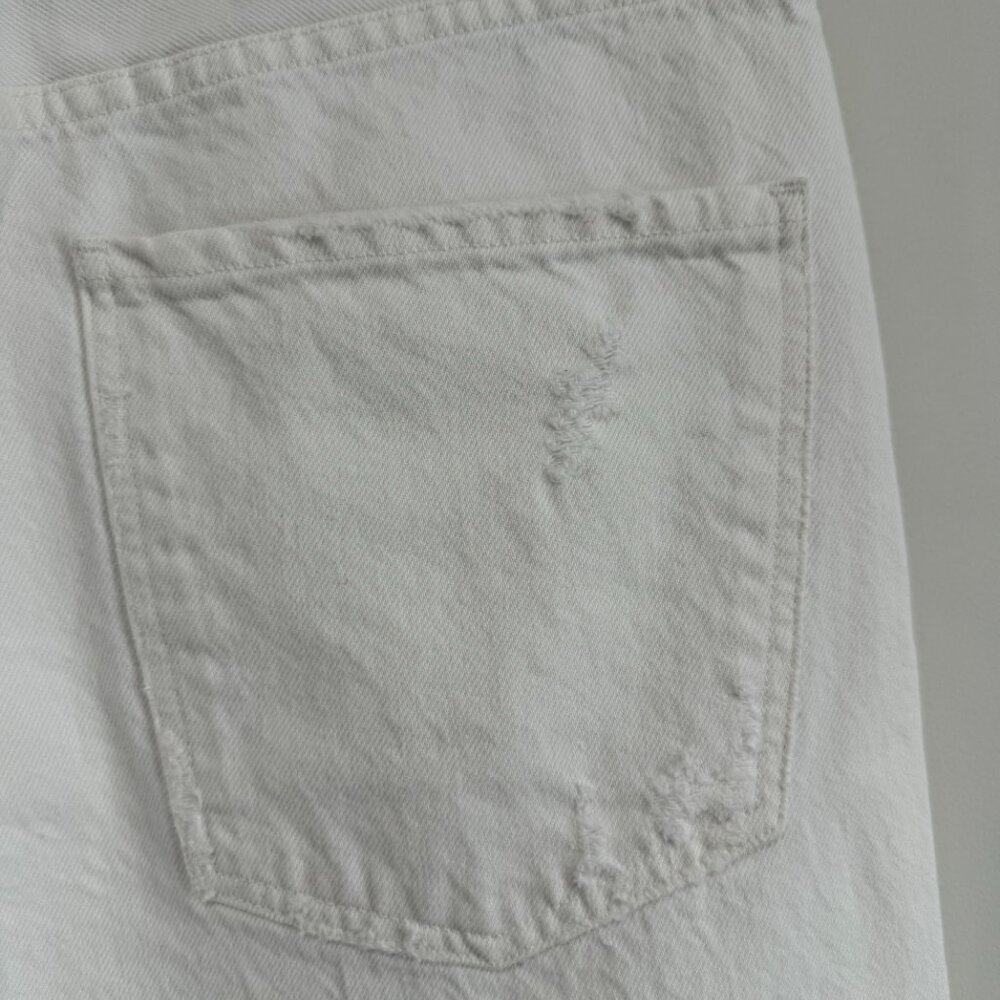 Agolde White 90s Mid Rise Loose Fit Jeans Button Fly, Size 29 - Picture 11 of 17